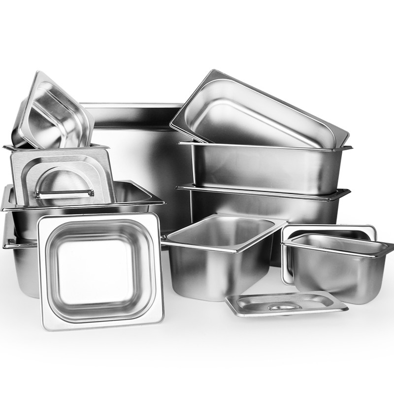 1/2 набора посуды из нержавеющей стали для коммерческих гостиничных лотков для подачи еды