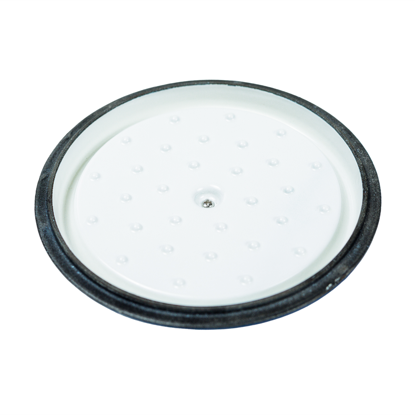 Здоровая круглая эмалированная чугунная кастрюля с покрытием 3,8 л для духовки